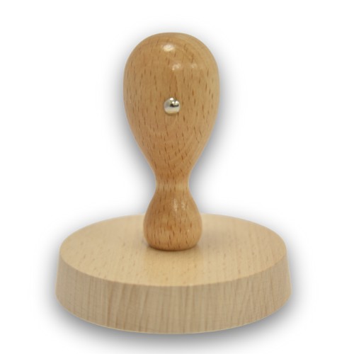TRODAT WOODEN STAMP 100MM ROUND WITH DIE