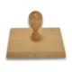TRODAT WOODEN STAMP 100MM X 100MM WITH DIE